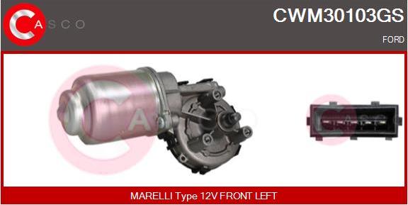 Casco CWM30103GS - Wiper Motor autospares.lv