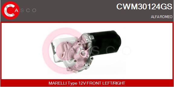 Casco CWM30124GS - Wiper Motor autospares.lv