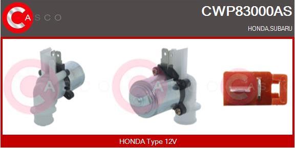 Casco CWP83000AS - Water Pump, window cleaning autospares.lv