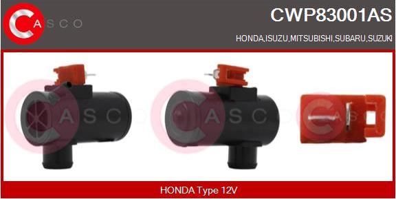 Casco CWP83001AS - Water Pump, window cleaning autospares.lv