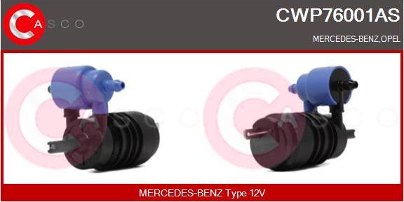 Casco CWP76001AS - Water Pump, window cleaning autospares.lv