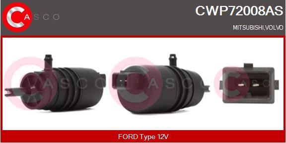 Casco CWP72008AS - Water Pump, window cleaning autospares.lv