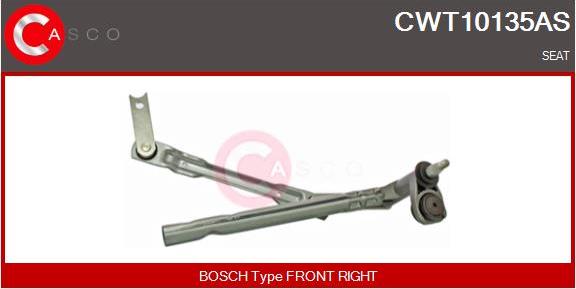 Casco CWT10135AS - Wiper Linkage autospares.lv