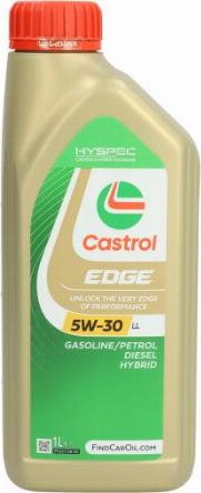 Castrol EDGE5W30LL1L - Engine Oil autospares.lv