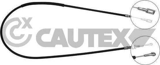 Cautex 907797 - Cable, parking brake autospares.lv