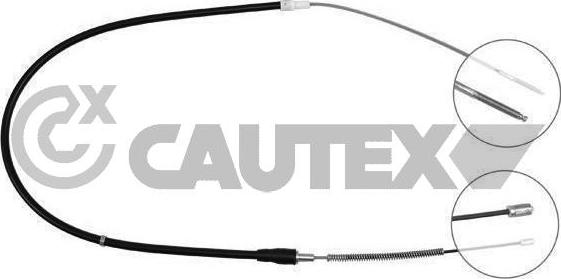 Cautex 468048 - Cable, parking brake autospares.lv