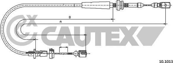 Cautex 468027 - Accelerator Cable autospares.lv