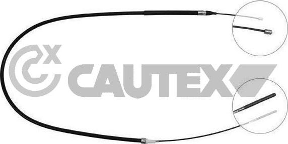 Cautex 468252 - Cable, parking brake autospares.lv