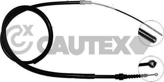 Cautex 467289 - Cable, parking brake autospares.lv