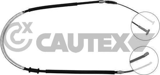 Cautex 018992 - Cable, parking brake autospares.lv