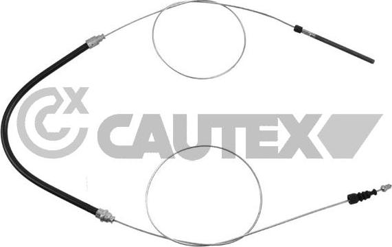 Cautex 017121 - Cable, parking brake autospares.lv
