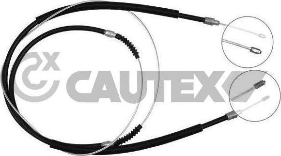 Cautex 038308 - Cable, parking brake autospares.lv