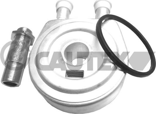 Cautex 021382 - Oil Cooler, engine oil autospares.lv