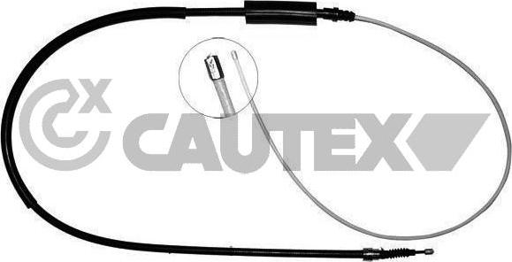 Cautex 028484 - Cable, parking brake autospares.lv