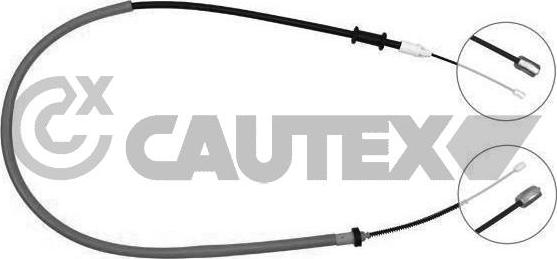 Cautex 028309 - Cable, parking brake autospares.lv