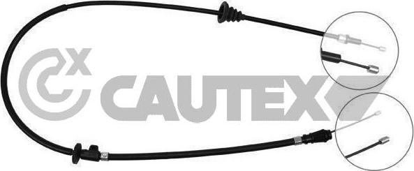 Cautex 258008 - Cable, parking brake autospares.lv