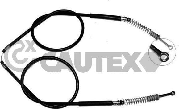 Cautex 225733 - Cable, parking brake autospares.lv