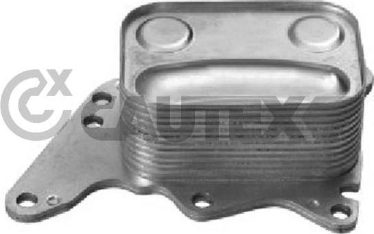 Cautex 751802 - Oil Cooler, engine oil autospares.lv