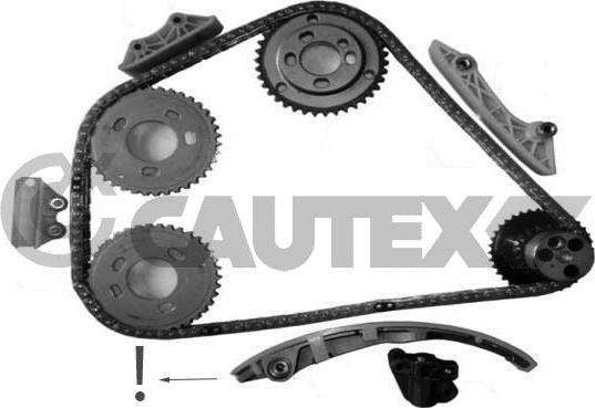 Cautex 752074 - Timing Chain Kit autospares.lv