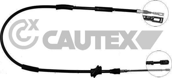 Cautex 765980 - Cable, parking brake autospares.lv
