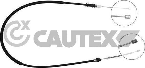 Cautex 765849 - Cable, parking brake autospares.lv