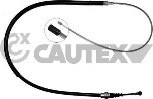 Cautex 765777 - Cable, parking brake autospares.lv