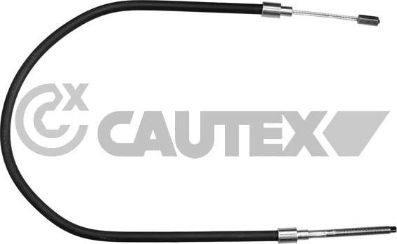 Cautex 766162 - Cable, parking brake autospares.lv