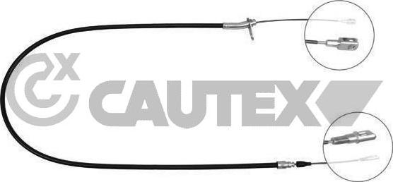 Cautex 766231 - Cable, parking brake autospares.lv