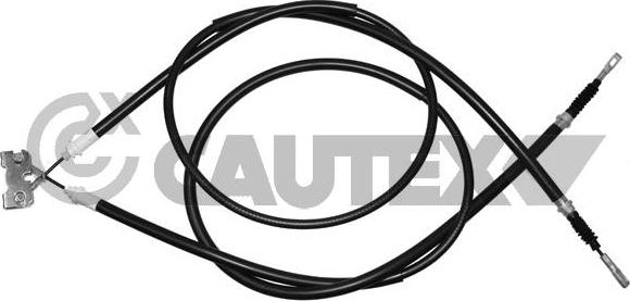 Cautex 761400 - Cable, parking brake autospares.lv