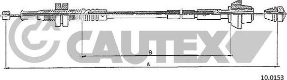 Cautex 761484 - Accelerator Cable autospares.lv