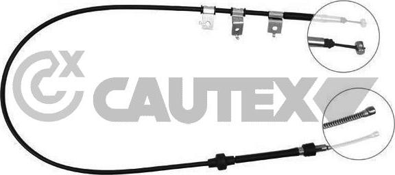 Cautex 761520 - Cable, parking brake autospares.lv