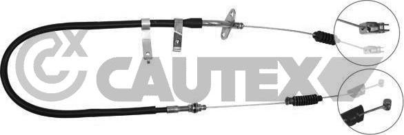 Cautex 761739 - Cable, parking brake autospares.lv