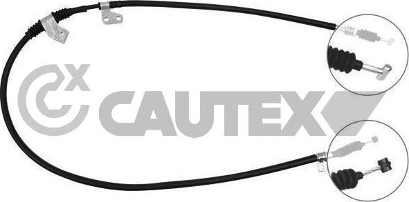 Cautex 761734 - Cable, parking brake autospares.lv