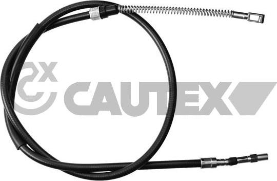 Cautex 763023 - Cable, parking brake autospares.lv