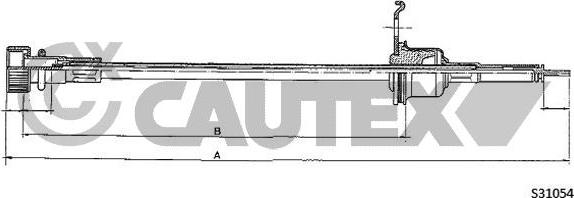 Cautex 762965 - Tacho Shaft autospares.lv