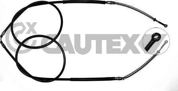 Cautex 762576 - Cable, parking brake autospares.lv