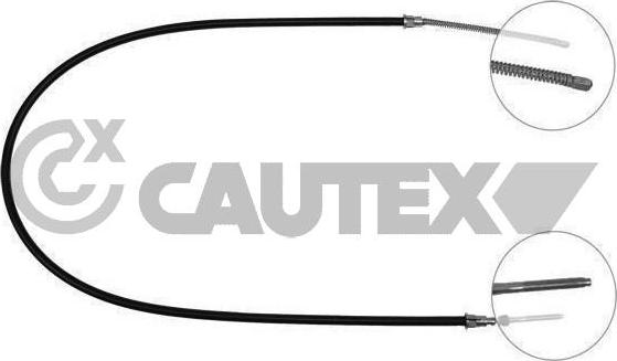 Cautex 762657 - Cable, parking brake autospares.lv