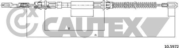 Cautex 762001 - Cable, parking brake autospares.lv