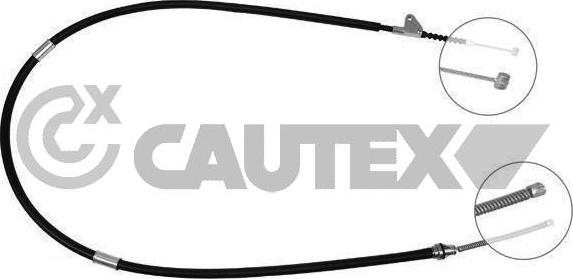 Cautex 762748 - Cable, parking brake autospares.lv