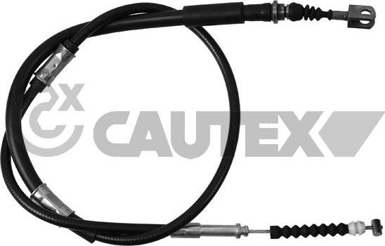 Cautex 708008 - Cable, parking brake autospares.lv