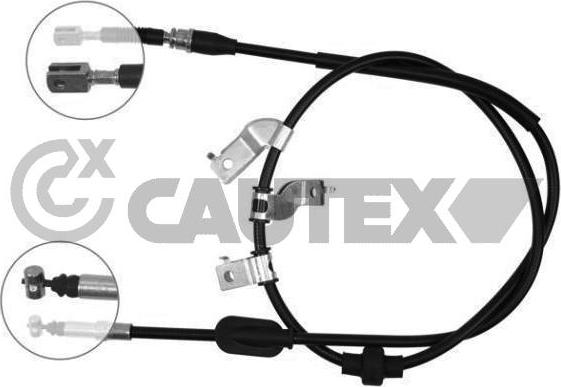 Cautex 708081 - Cable, parking brake autospares.lv