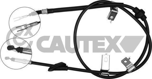 Cautex 708082 - Cable, parking brake autospares.lv