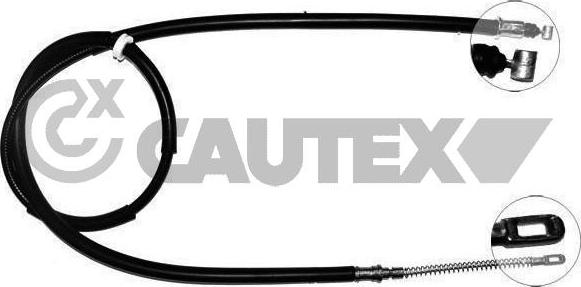 Cautex 708079 - Cable, parking brake autospares.lv