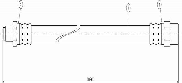 CAVO C800 470A - Brake Hose autospares.lv