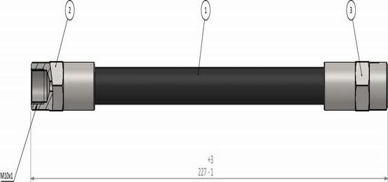 CAVO C800 007A - Brake Hose autospares.lv