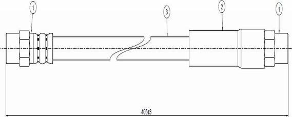 CAVO C800 102A - Brake Hose autospares.lv