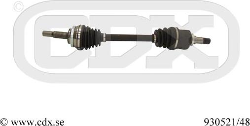 CDX 930521/48 - Drive Shaft autospares.lv