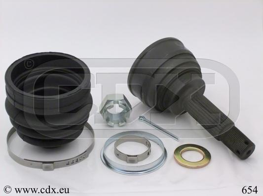 CDX 654 - Joint Kit, drive shaft autospares.lv