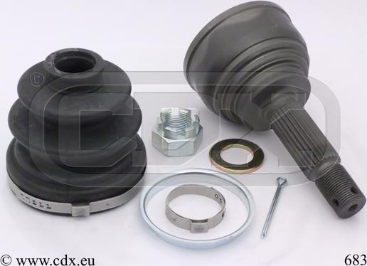 CDX 683 - Joint Kit, drive shaft autospares.lv