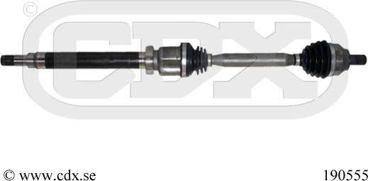 CDX 190555 - Drive Shaft autospares.lv